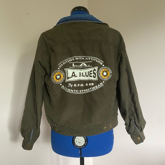 vintage reversible denim jacket small - Picture 8 of 16